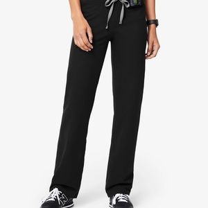 Figs Livingston Basic Scrub Pants in Black